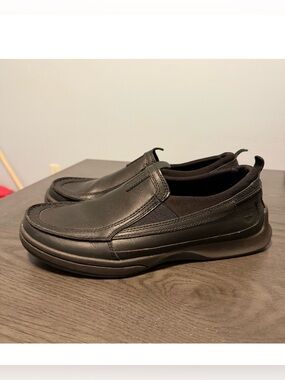 Timberland‎ Men’s Loafers Black Genuine Leather Casual Shoes Slip On Size 10 M